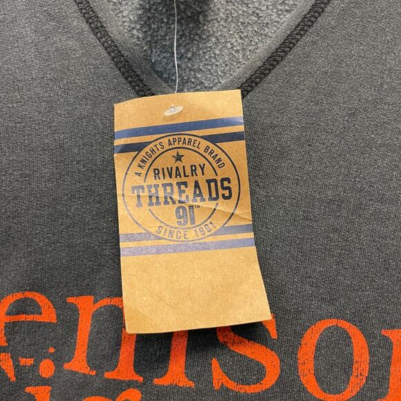 Rivalry Threads Clemson Tigers Hooded Sweatshirt Fleece Gray Size L 12/14 - Picture 3 of 5